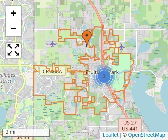 Area schools map